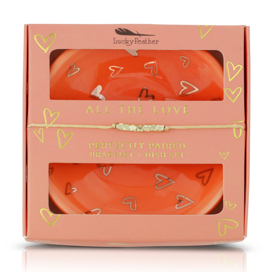 LOVE BRACELET + DISH SET