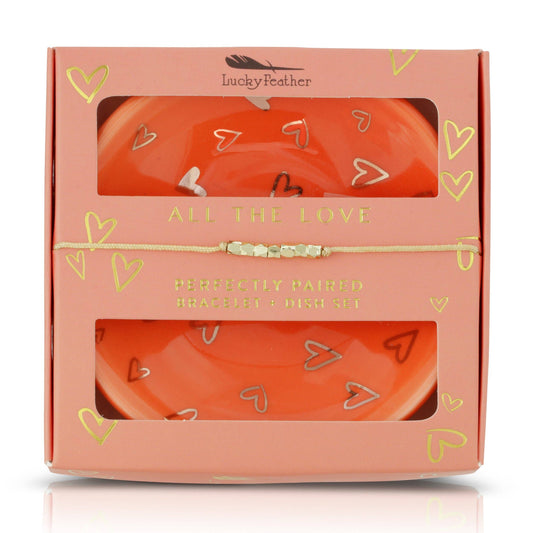 LOVE BRACELET + DISH SET