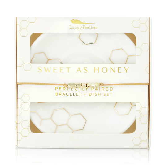 HONEY BRACELET + DISH SET