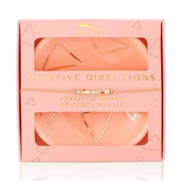 POSITIVE BRACELET + DISH SET
