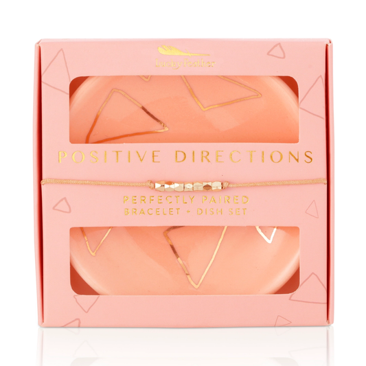 POSITIVE BRACELET + DISH SET
