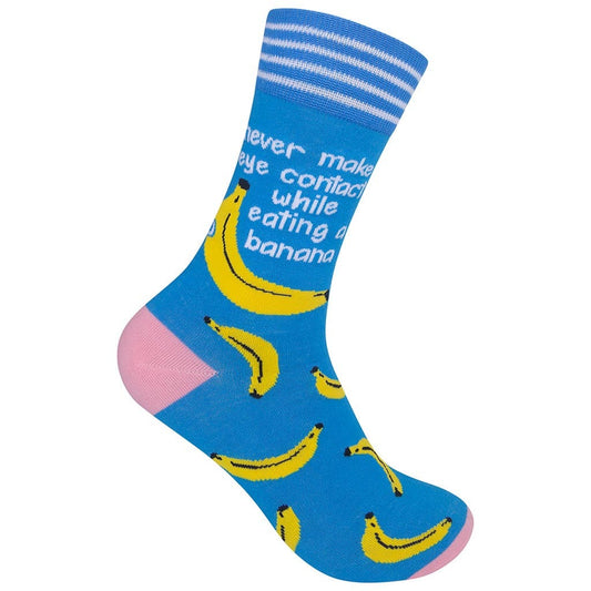 EATING A BANANA SOCKS