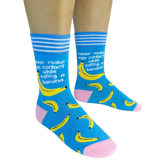 EATING A BANANA SOCKS