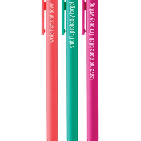 EXCESSIVE NOTE TAKER PENS
