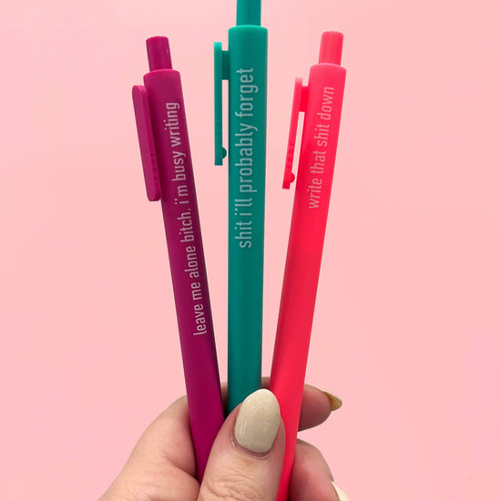 EXCESSIVE NOTE TAKER PENS