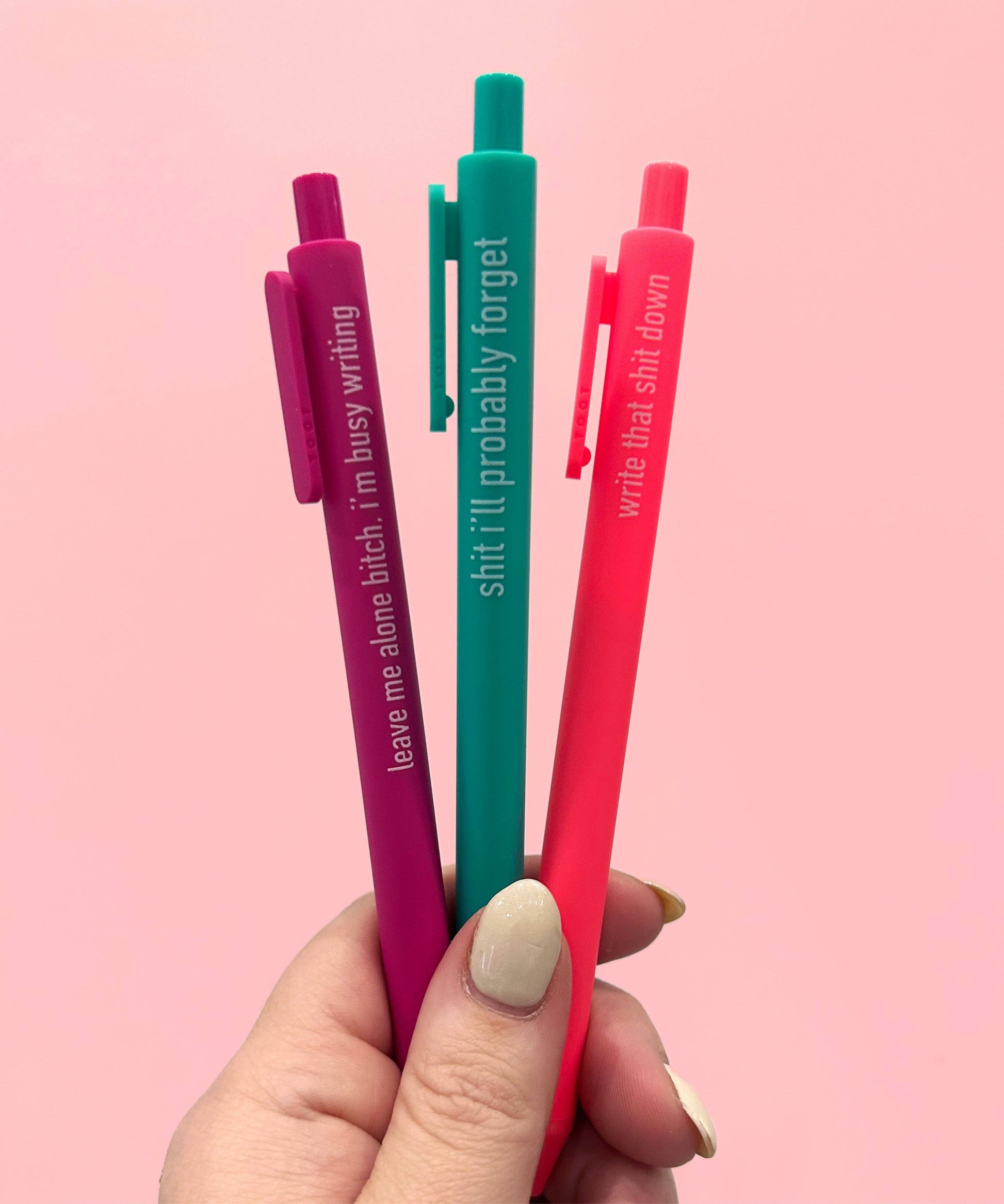 EXCESSIVE NOTE TAKER PENS
