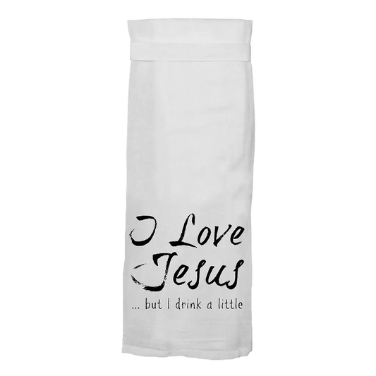 I LOVE JESUS KITCHEN TOWEL