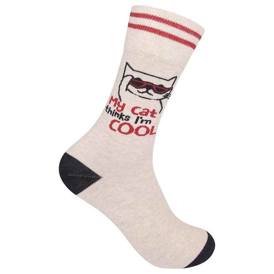 CAT THINKS IM COOL SOCKS