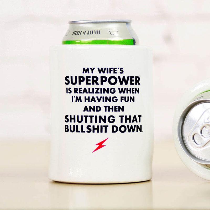 WIFE'S SUPERPOWER KOOZIE
