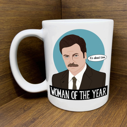 WOMAN OF THE YEAR MUG