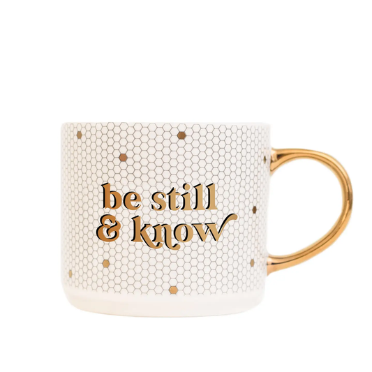 BE STILL MUG