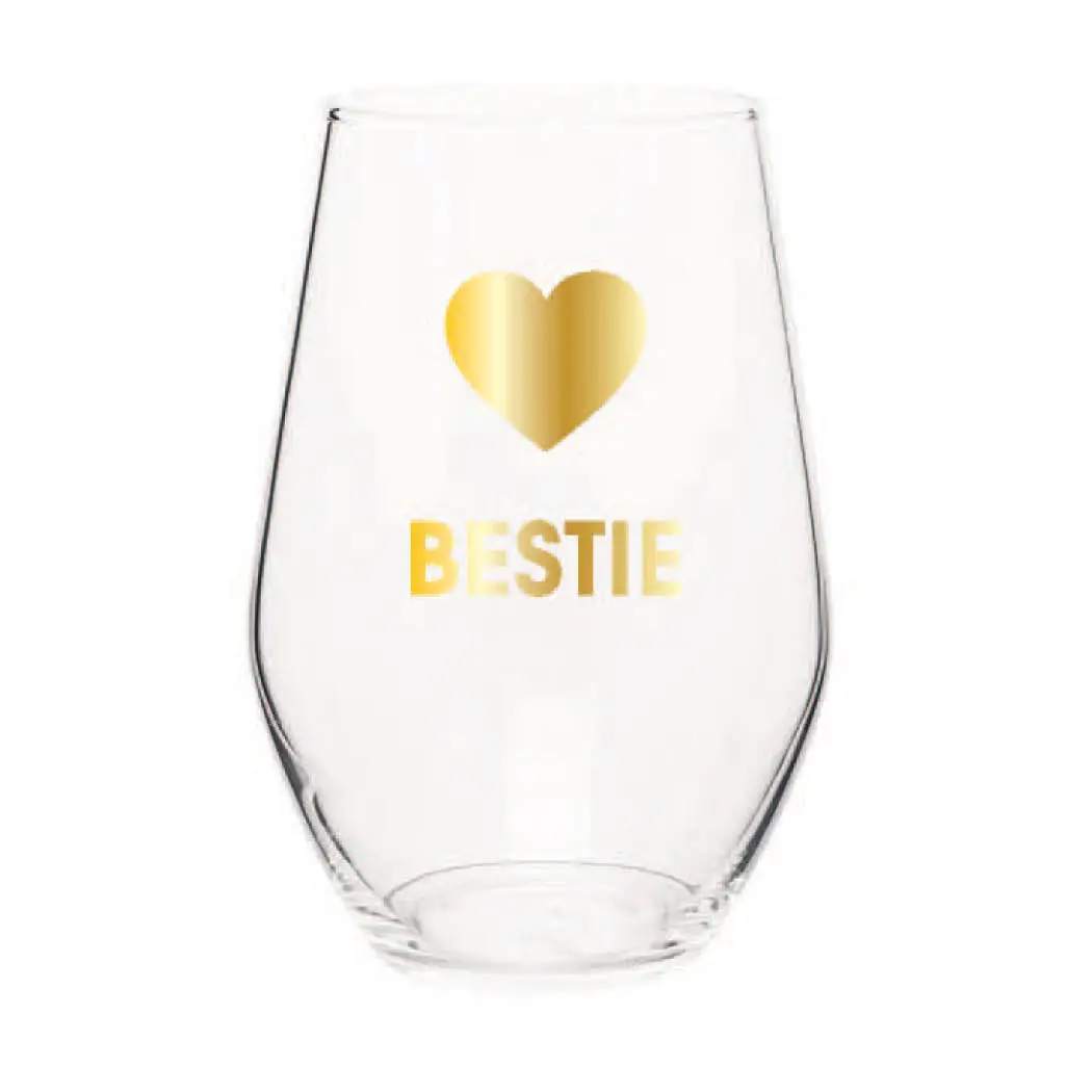 BESTIE WINE GLASS
