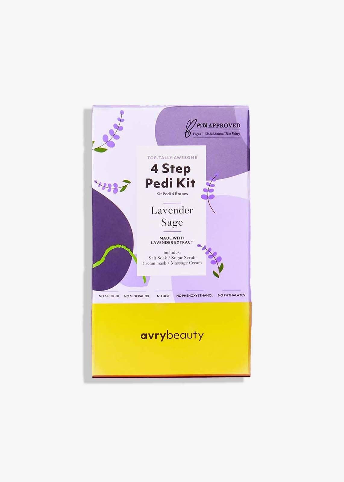 LAVENDER SAGE 4 STEP PEDI KIT