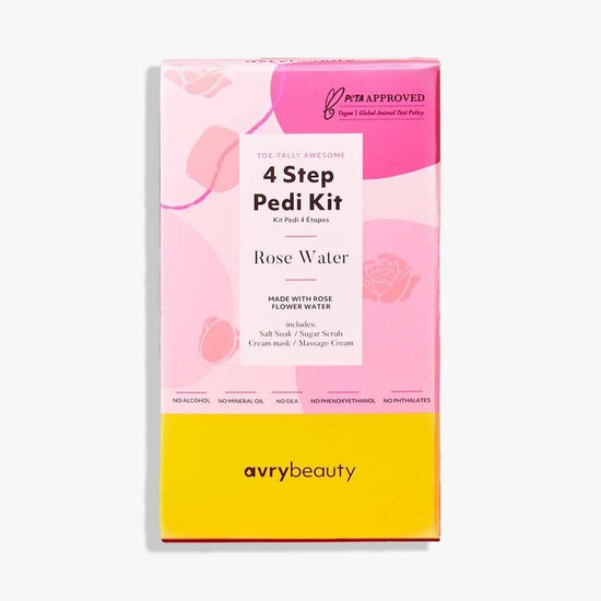 ROSE WATER 4 STEP PEDI KIT