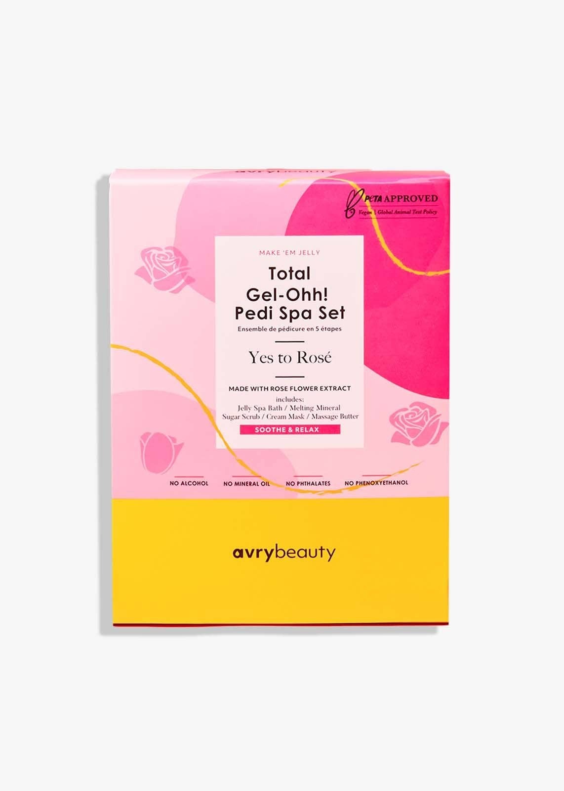 YES TO ROSÉ PEDI SPA SET