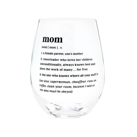 MOM DEF WINE GLASS