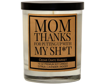 PUTTING UP WITH MY SHIT CANDLE