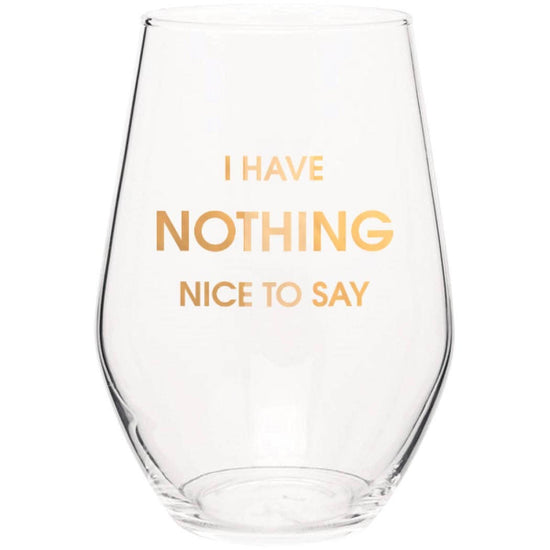 NOTHING NICE TO SAY WINE