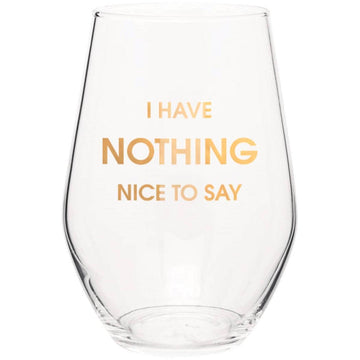 NOTHING NICE TO SAY WINE