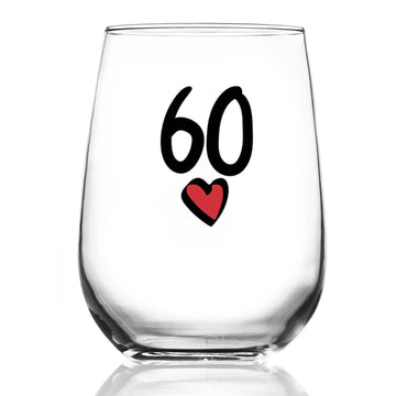 60 HEART WINE GLASS