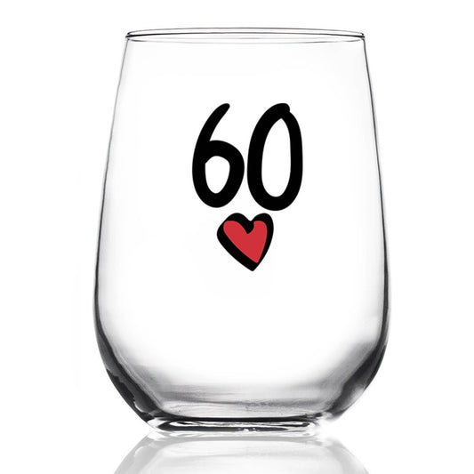60 HEART WINE GLASS