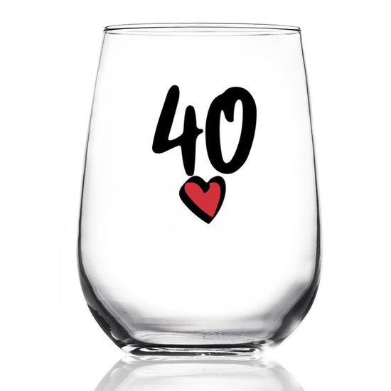 40 HEART WINE GLASS