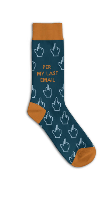 PER MY LAST EMAIL SOCKS