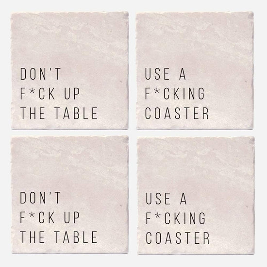 THE F WORD COASTERS