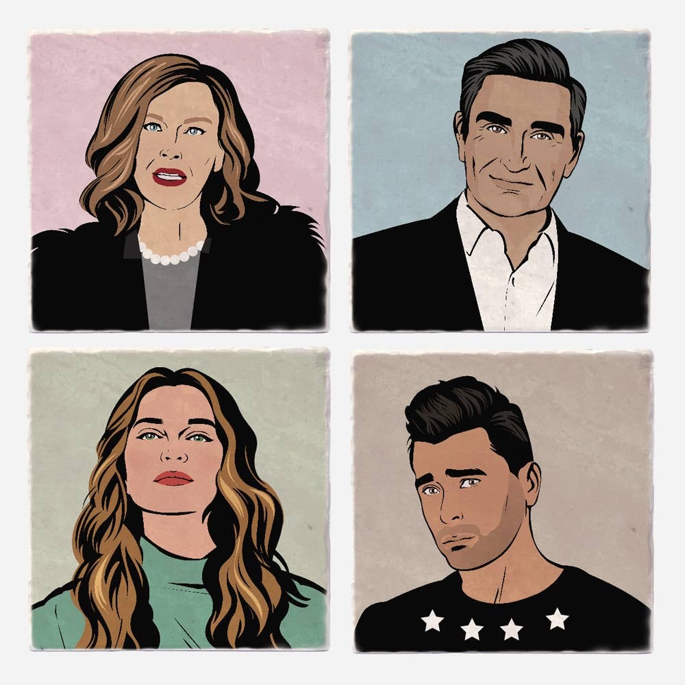 SCHITT'S CREEK COASTERS