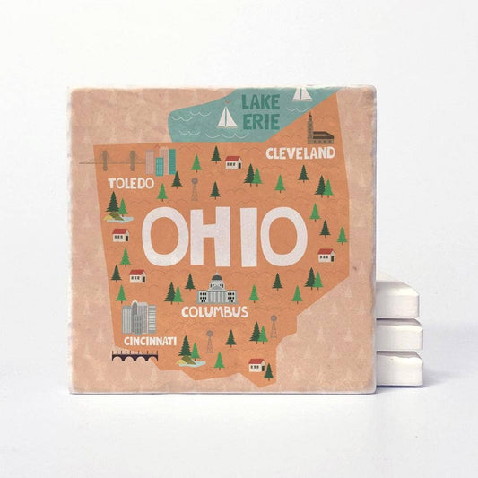 OHIO 'STATE' COASTERS