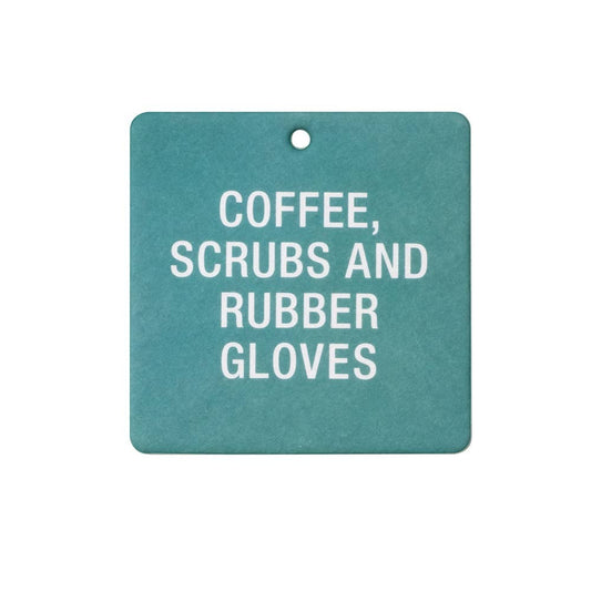 COFFEE SCRUBS AIR FRESHENER