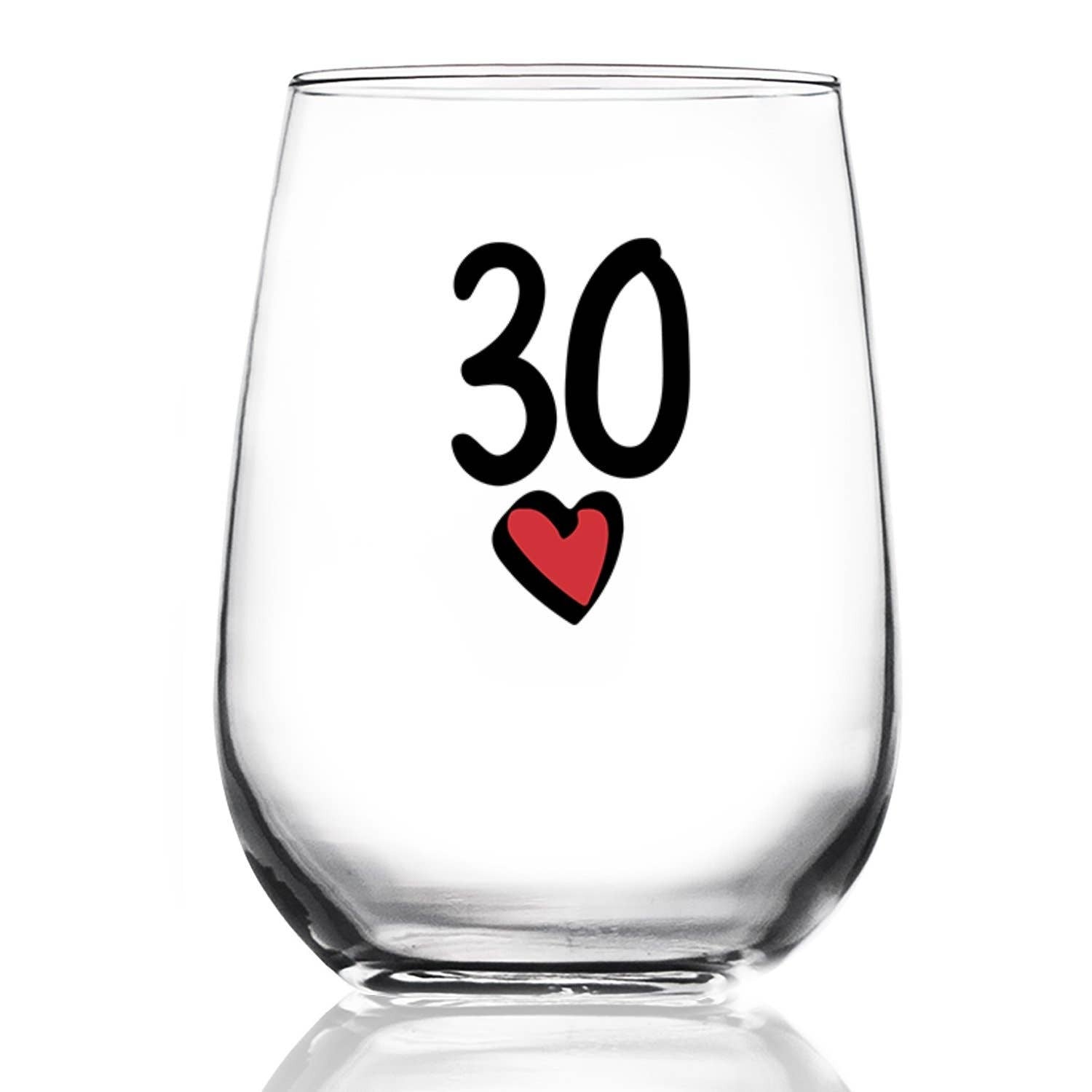 30 HEART WINE GLASS