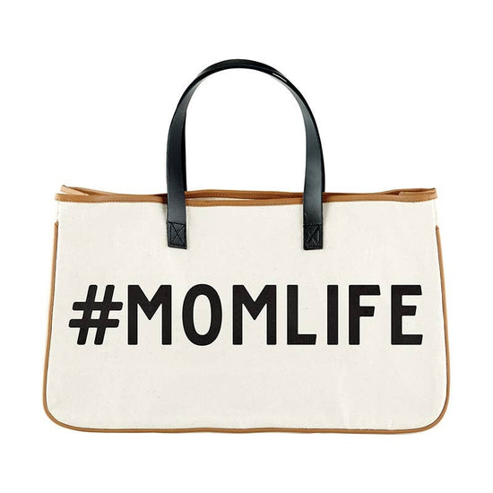 MOM LIFE CANVAS TOTE