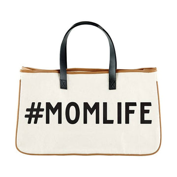 MOM LIFE CANVAS TOTE