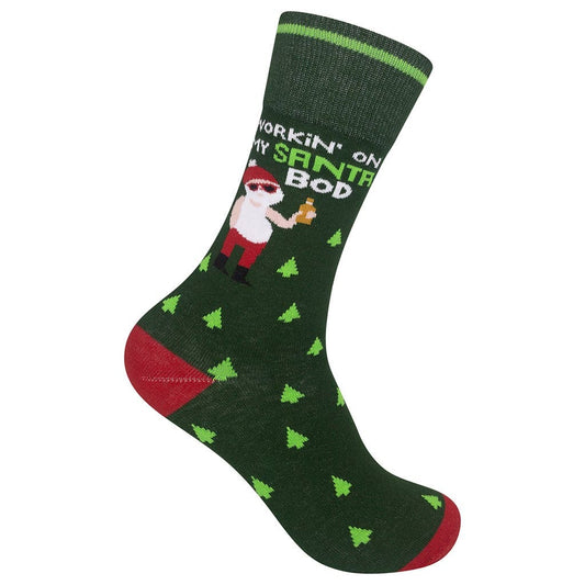 SANTA BOD CHRISTMAS SOCKS