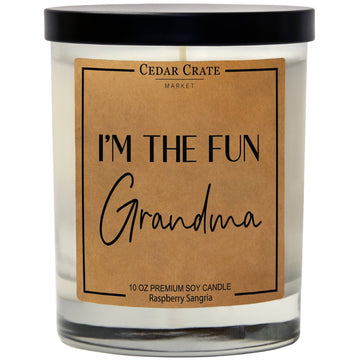 I'M THE FUN GRANDMA SOY CANDLE