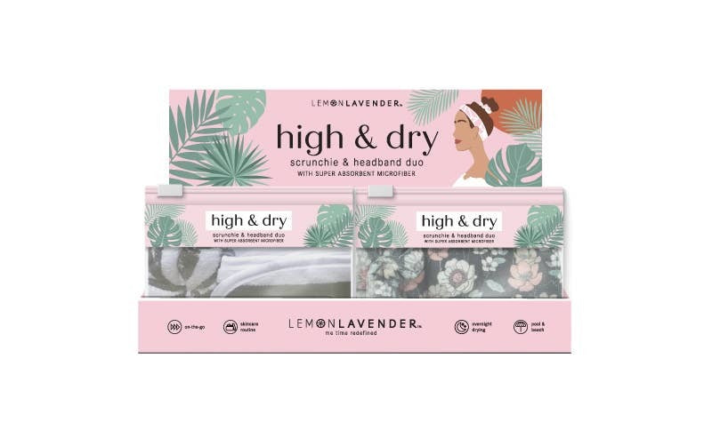 HIGH & DRY MICROFIBER SCRUNCHIE
