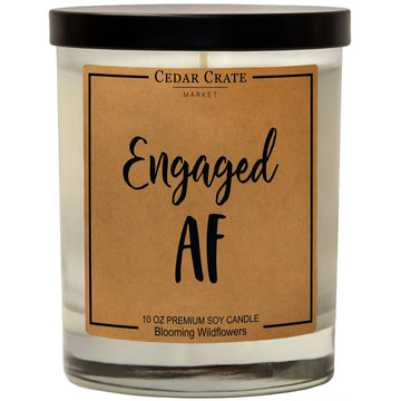 ENGAGED AF CANDLE