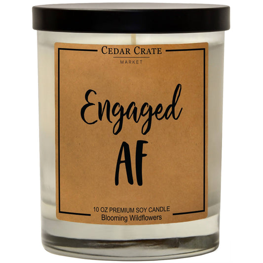 ENGAGED AF CANDLE