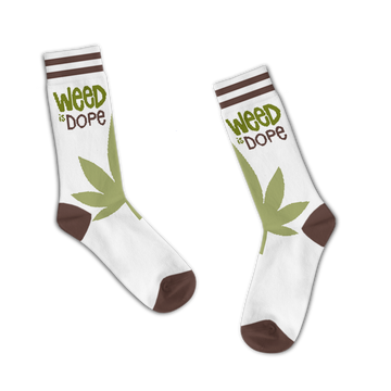 WEED IS DOPE SOCKS