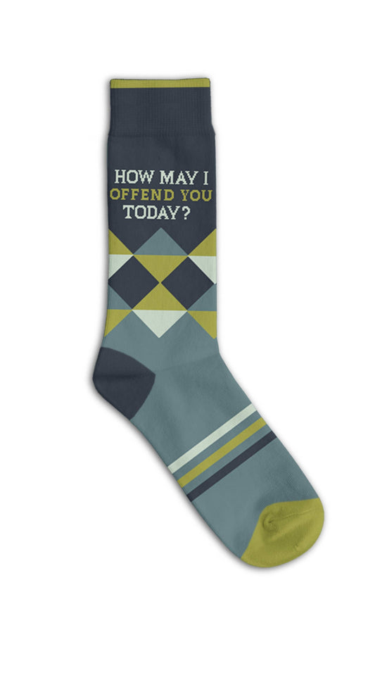 HOW MAY I OFFEND YOU SOCKS