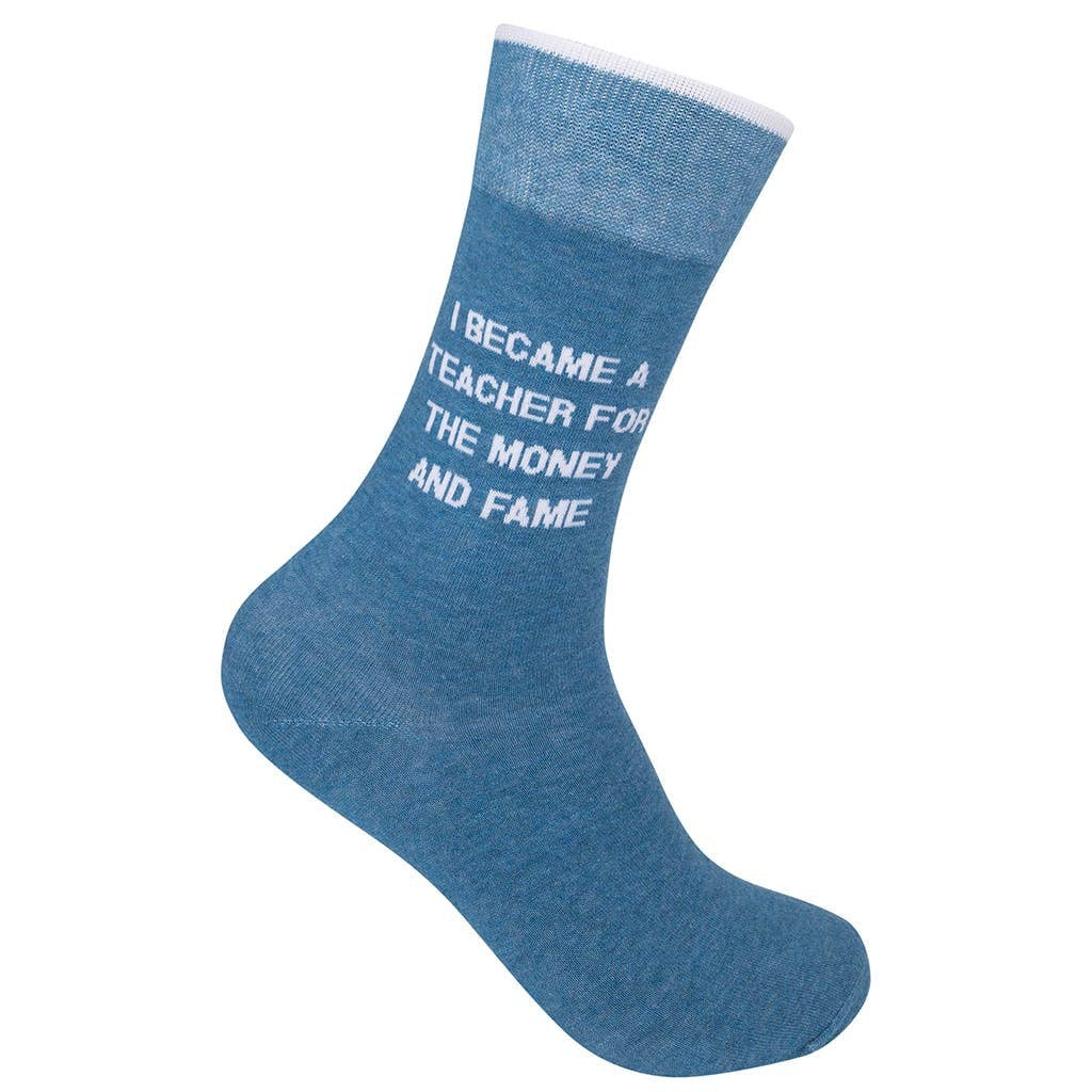 I BECAME A TEACHER SOCKS