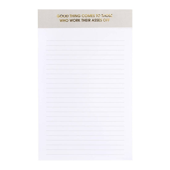 GOOD THINGS COME NOTEPAD