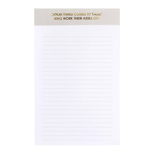 GOOD THINGS COME NOTEPAD
