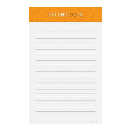 GET SHIT DONE NOTEPAD