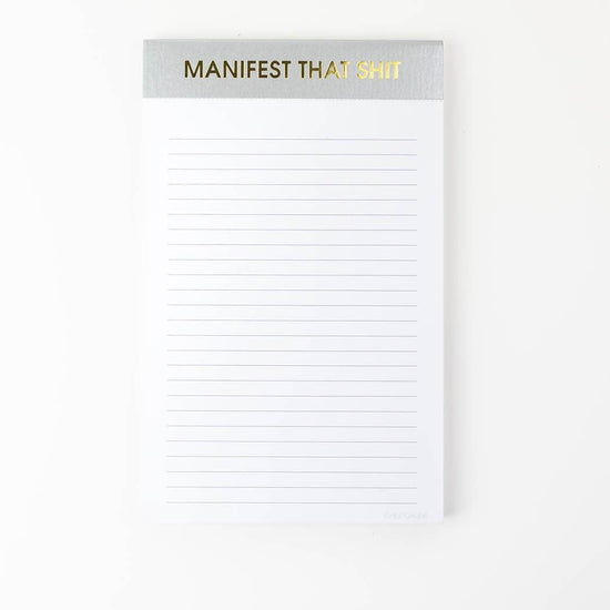 MANIFEST THAT SHIT NOTEPAD
