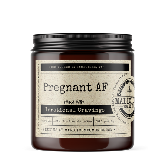 PREGNANT AF CANDLE