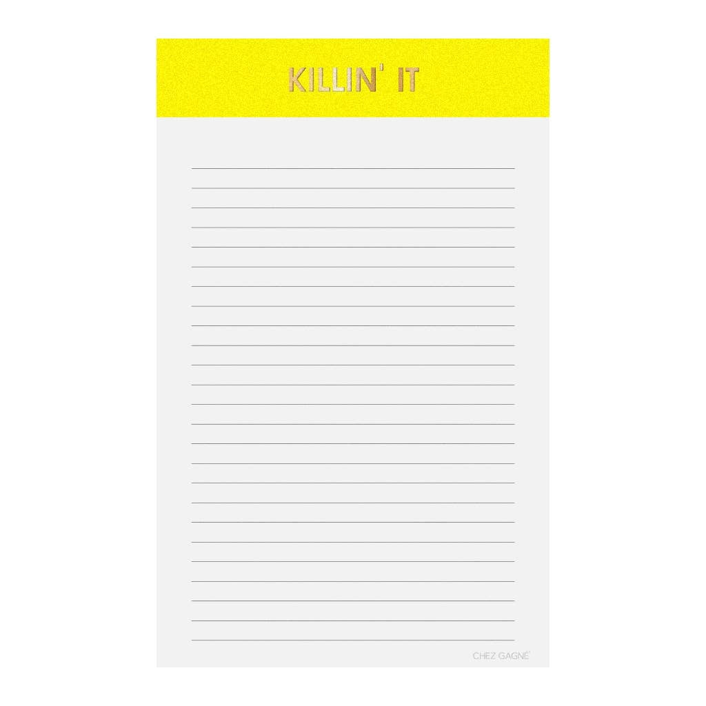 KILLIN' IT NOTEPAD