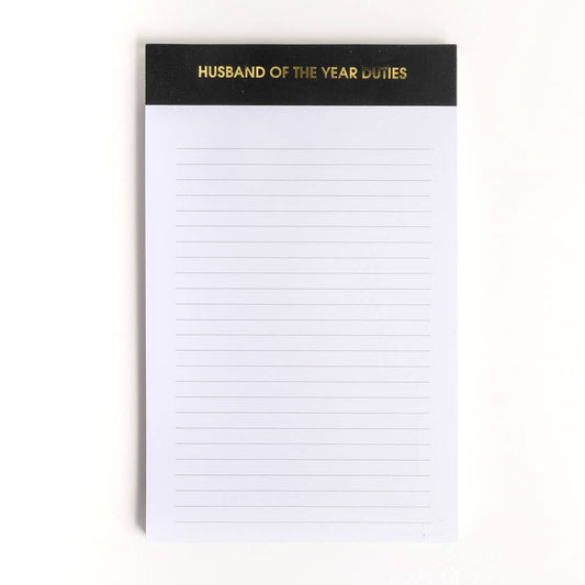 HUSBAND OF YEAR NOTEPAD