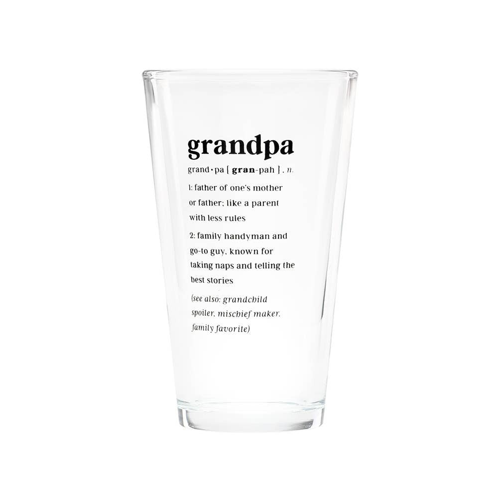 GRANDPA PINT GLASS